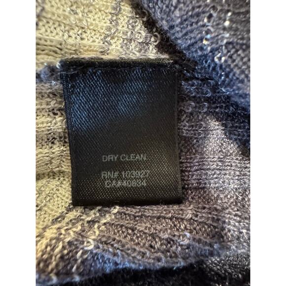 Vintage Y2K Marc by Marc Jacobs Silk Cashmere Blend Striped Tunic Cardigan S - Picture 8 of 8